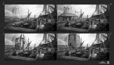 For Honor - 60 Concept Art by Damian Buzugbe - 23
