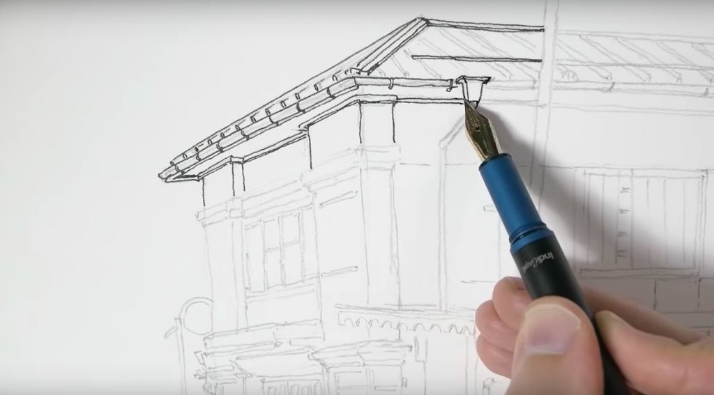 Sketching Buildings with Watercolors with Mateusz Urbanowicz