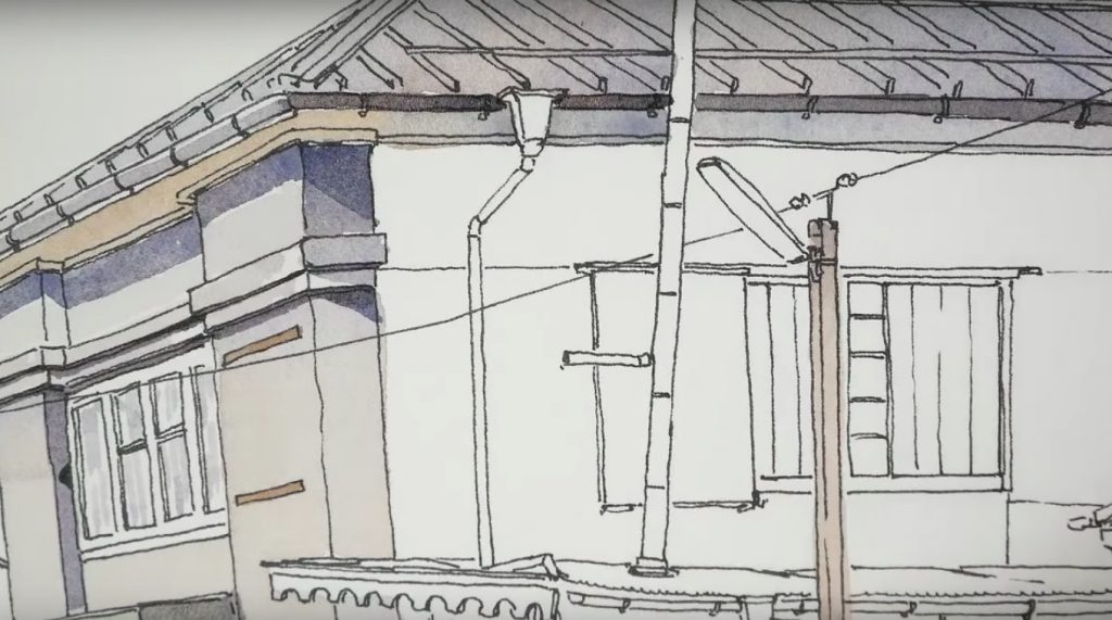 Sketching Buildings with Watercolors with Mateusz Urbanowicz