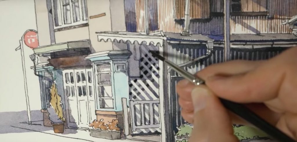 Sketching Buildings with Watercolors with Mateusz Urbanowicz