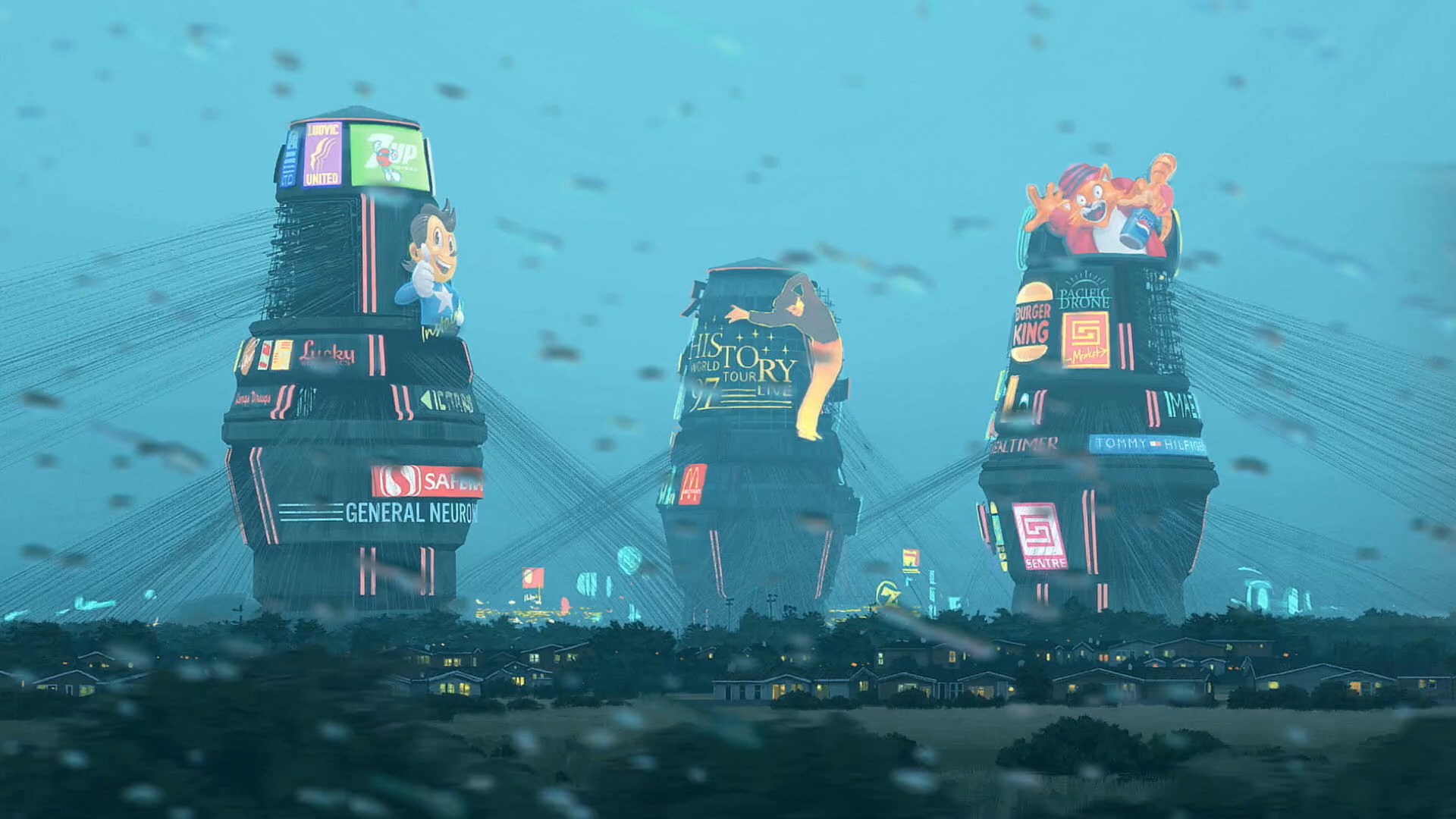 The Electric State by Simon Stalenhag Animated