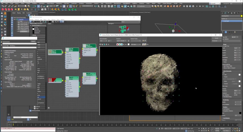 Arnold Volume Displacement in 3ds Max