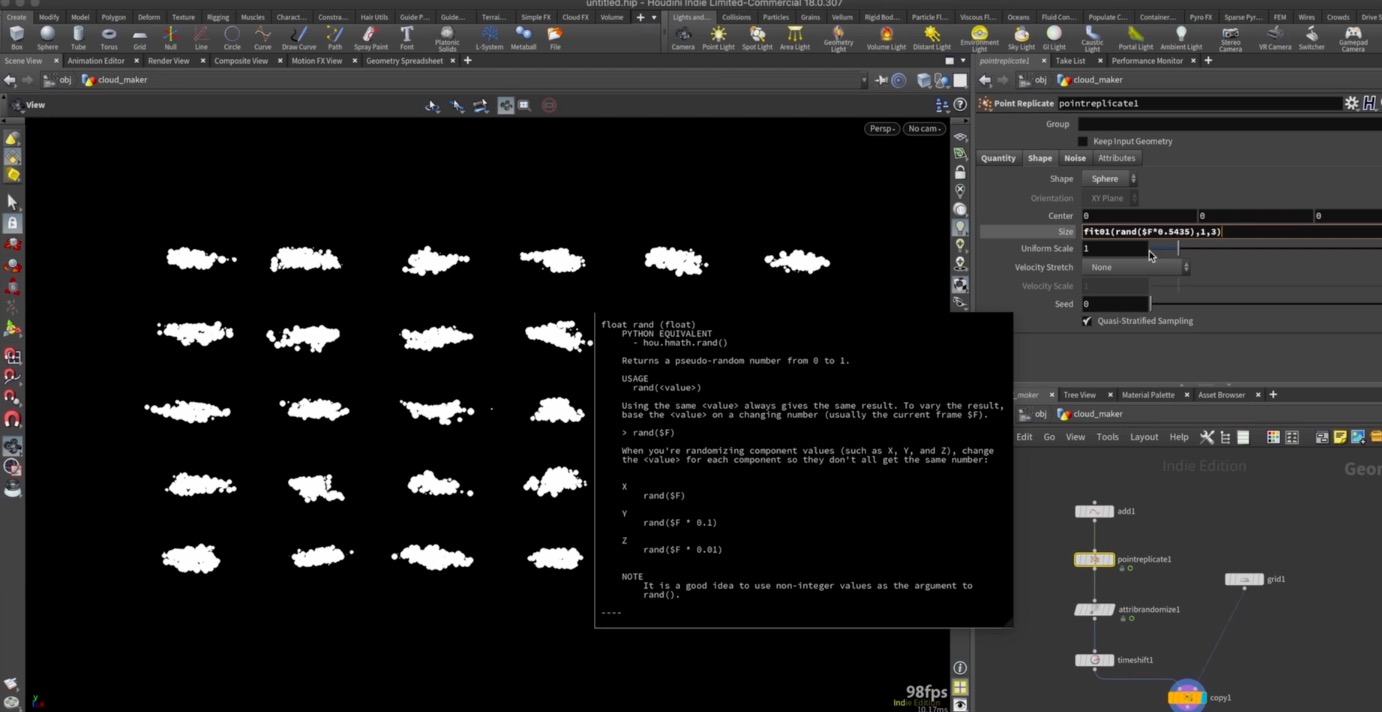 Cloud Generation in Houdini