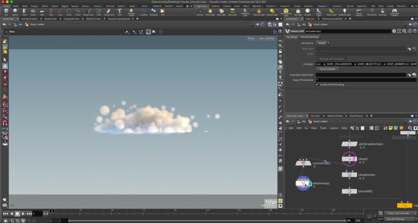 Cloud Generation in Houdini